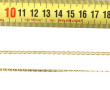 Chaîne en or jaune 18 cts (750ème), L 52
