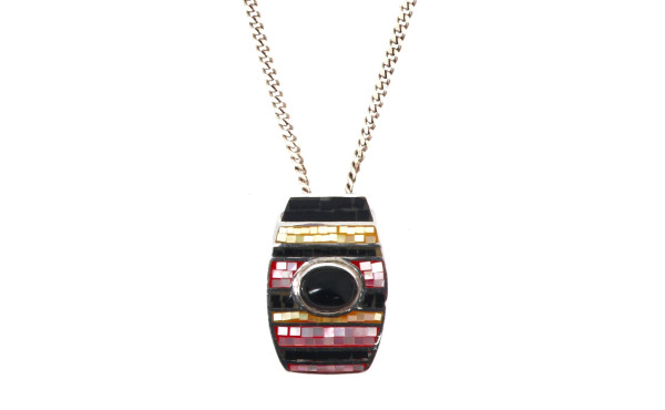 Pendentif moderniste en argent 925ème, c