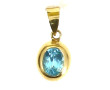 Pendentif en or jaune 750ème, serti d'un