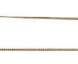Collier accidenté en or jaune 9 cts et s
