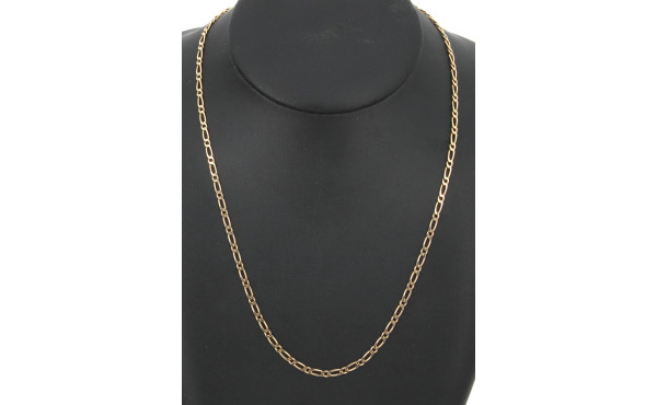 Chaîne en or 14 carats, poids 8,50 grs