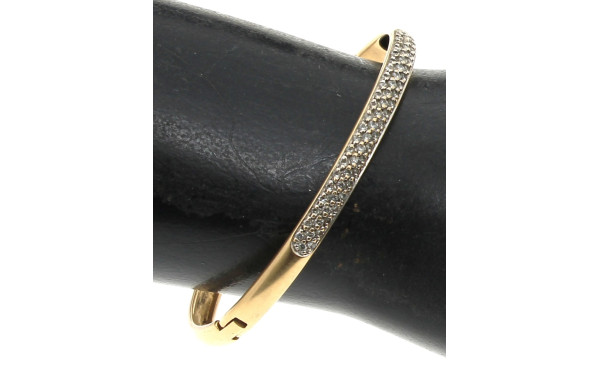 Bracelet jonc ouvrant en or jaune 18 car