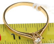 Bague solitaire diamant (env. 0,15/0,20 