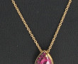 Pendentif en or jaune 18 cts (750è) sert