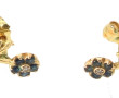 Paire de boucles d'oreilles en forme de 