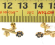 Paire de boucles d'oreilles en forme de 