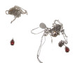 Fine chaîne en or gris 18 cts (750ème), 