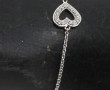 Bracelet fin en or gris 18 cts (750è) à 