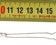 Bracelet fin en or gris 18 cts (750è) à 