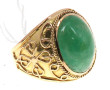 Importante bague jonc en or jaune, poinç