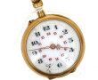 Petite montre de col ancienne en or jaun