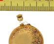 Petite montre de col ancienne en or jaun