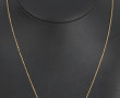 Collier en or jaune 18 cts (750è) serti 