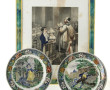 MONTEREAU manuf. Lebeuf - Deux assiettes