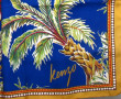 KENZO - Carré en soie, avec pochette pap