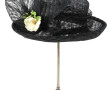 Chapeau de cérémonie de dame en fibres n