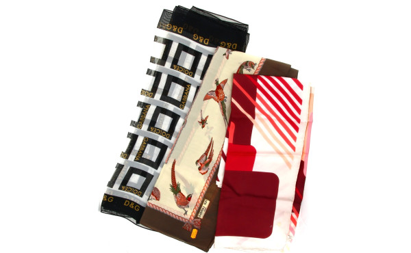 Lot de 3 foulards : carré MAGGY ROUFF Pa
