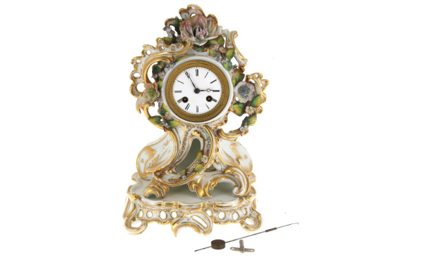 Porcelaine de PARIS - Petite pendule roc