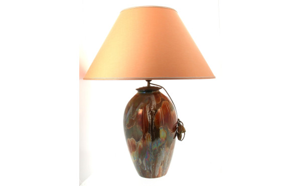 Lampe décorative en porcelaine à effet m