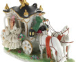 Carrosse en porcelaine de SAXE, H 19,5 x