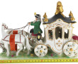Carrosse en porcelaine de SAXE, H 19,5 x