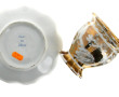 Tasse à chocolat et sa sous-tasses en po