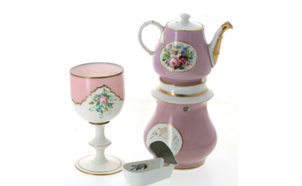 Porcelaine de Paris - Tisanière en porce