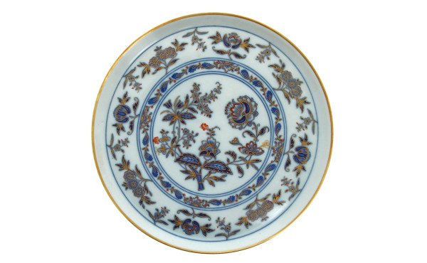 Plat à gâteaux en porcelaine allemande, 