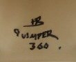 HB QUIMPER - "St Yves", sujet en faïence