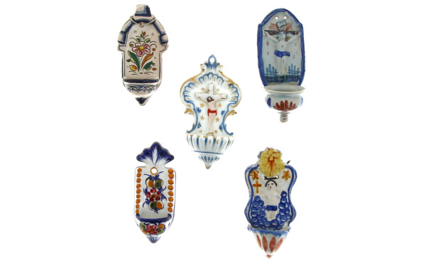 QUIMPER et autres contrées - Lot de 5 bé