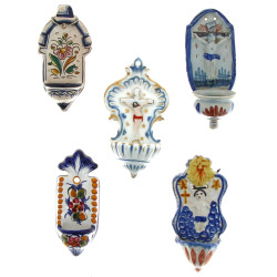 QUIMPER et autres contrées - Lot de 5 bé