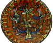 Paul YVAIN (1919-2007) - Assiette en faï