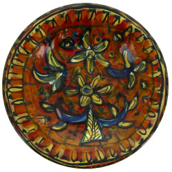Paul YVAIN (1919-2007) - Assiette en faï