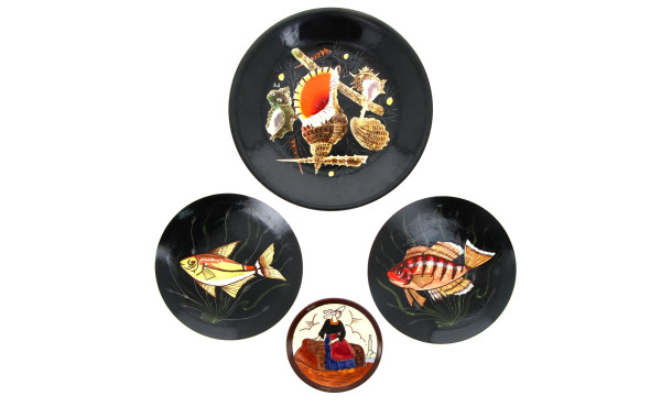 TREVOUX et RENAUD, Quimper - Lot de 4 pi
