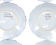 HENRIOT QUIMPER - Suite de 6 assiettes c