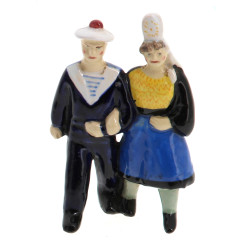 FANCH HB Quimper - Sujet en faïence poly