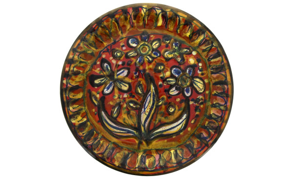 Paul YVAIN (1919-2007) - Petit plat à gâ