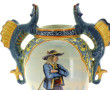 HENRIOT QUIMPER - Belle paire de vases o