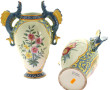 HENRIOT QUIMPER - Belle paire de vases o