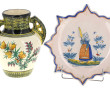 HENRIOT Quimper - Assiette forme étoilée
