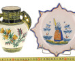 HENRIOT Quimper - Assiette forme étoilée