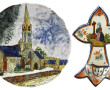 HENRIOT Quimper - Bénitier d'applique en