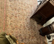 Tapis en laine points noués dans les ton