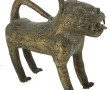 Statue de léopard en bronze, travail pro