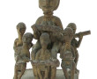Sujet africain en bronze à décor d'une s