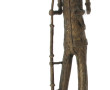 Afrique - Statuette en bronze figurant u