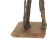 Afrique - Statuette en bronze figurant u