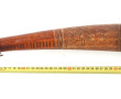 Trompe de chasse sculptée et gainée d'un