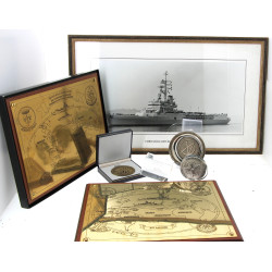 Thème MARINE - Lot de bibelots : loupe e