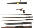Ensemble de 5 baïonnettes dont Mauser 9